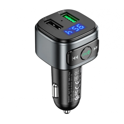 FM Модулятор с BT Hoco E67