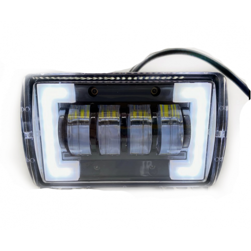 Фара светодиодная 4LED 40W  (12-24V) 168*120*78MM  с ДХО