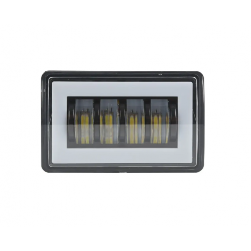 Фара светодиодная 4LED 40W  (12-24V) 168*120*78MM  с ДХО ободок