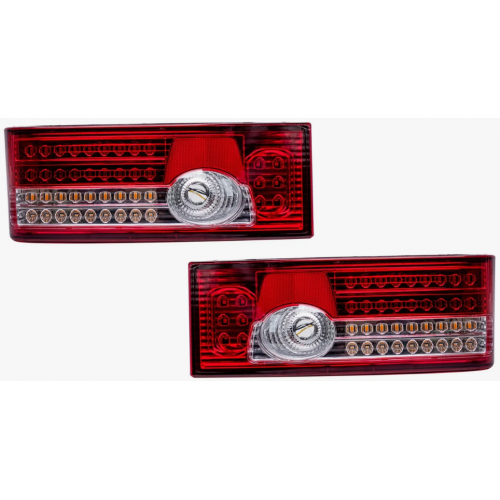 Фонари LED на: ВАЗ 2108, 2109, 2199, 2113, 2114 (ОСВАР) красный-тонир. с бегающим поворотником