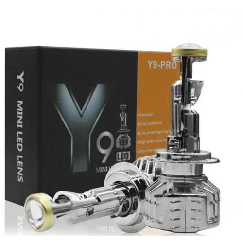 Светодиодная лампа-линза Y9 PRO H7