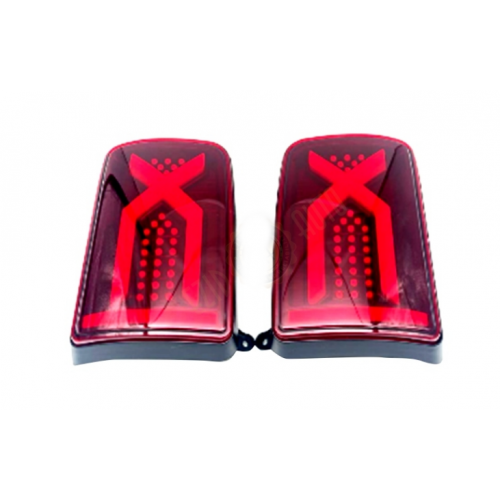 Светодиодные LED фонари Нива / Нива Урбан, X-Style, красные