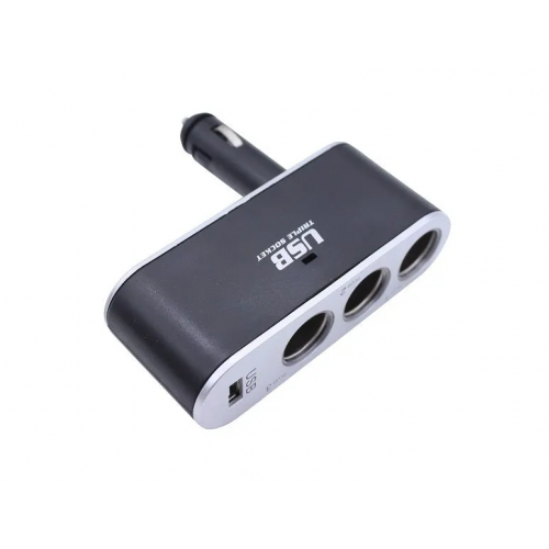  Разветвитель тройной +2 USB WF-005