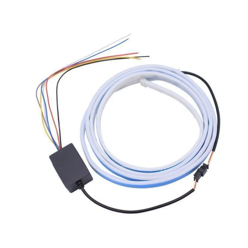 Лента стоп сигнал 1,2м (бегущий с поворотником) 12-24V
