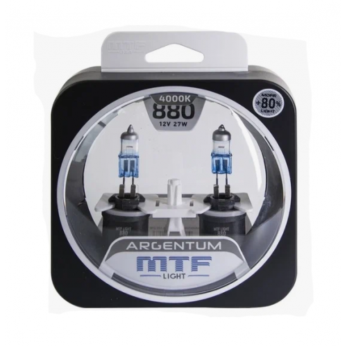 MTF Light серия ARGENTUM Н27(880) +80% 12v 55w