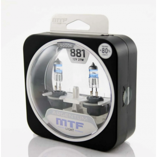 MTF Light серия ARGENTUM Н27(881) +80% 12v 55w