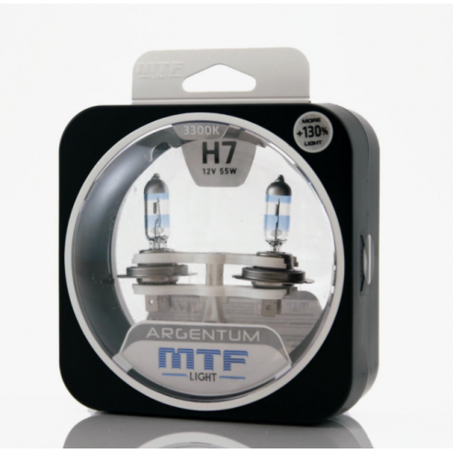 MTF Light серия ARGENTUM Н7 +130% 12v 55w