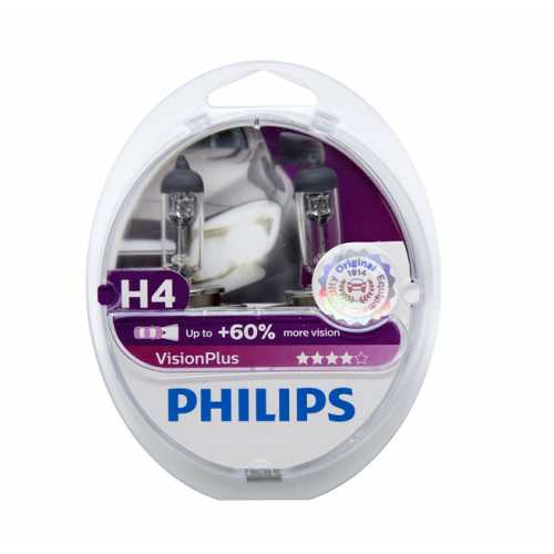 Philips H4 Vision Plus  60/55w  +60% 