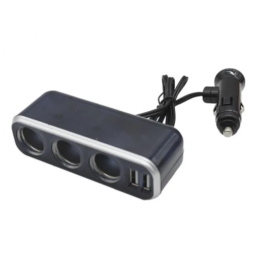 Разветвитель тройной + USB WF96-3