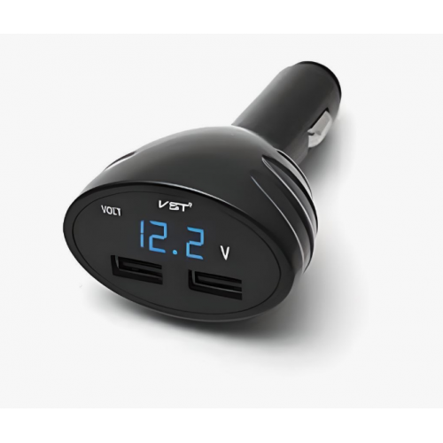 Вольтметр +USB VST-708v(черный)
