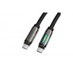 Кабель HOCO U136 Prize 60W charging data cable Type-c to Type-c (Черный) рис. 1