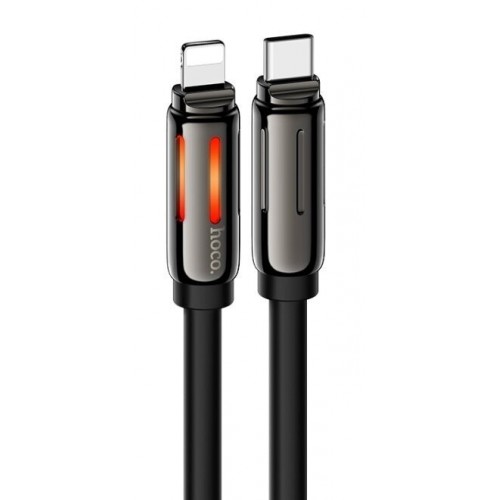 Кабель HOCO U136 Prize 60W charging data cable Type-c to Type-c (Черный)