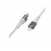 Кабель Hoco U115 Iphone 100w с дисплеем серый рис. 1