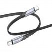 Кабель Hoco U119 machine 60W Type-c to Type-c Black рис. 1