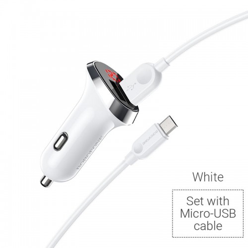 ЗУ BOROFONE BZ15 с кабелем Micro USB