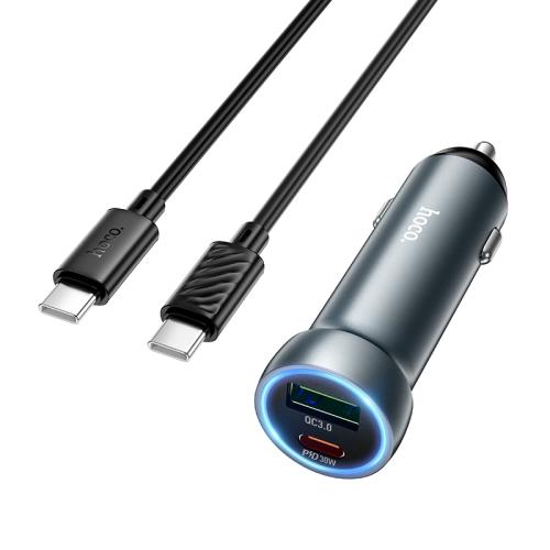 ЗУ HOCO Z54 Prosperous dual-port car charger set(Type-c)
