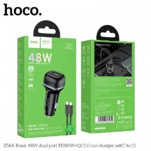ЗУ HOCO Z58A Rank 48W dual port PD30W+QC3.0