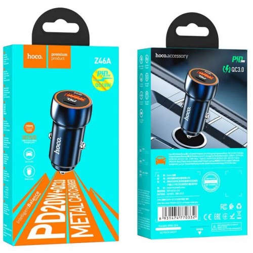 ЗУ Hoco Z46A Blue whale PD20W+QC3.0