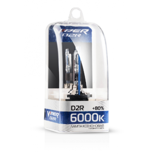 Ксеноновая лампа VIPER D2R 6000к (+80%)Корея 