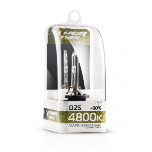 Ксеноновая лампа VIPER D2S 4800к (+80%)Корея 