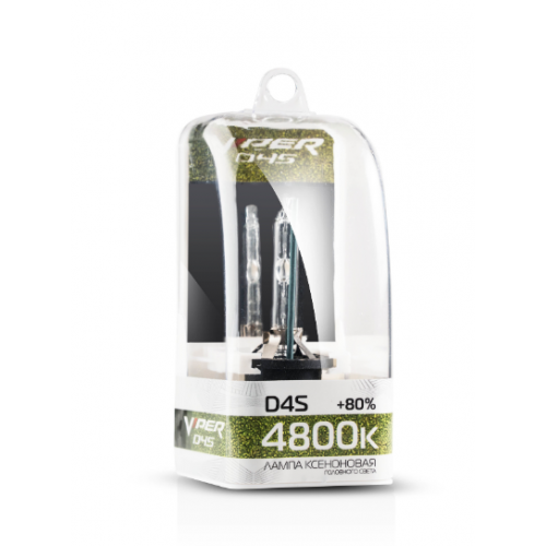 Ксеноновая лампа VIPER D4S 4800к (+80%)Корея 